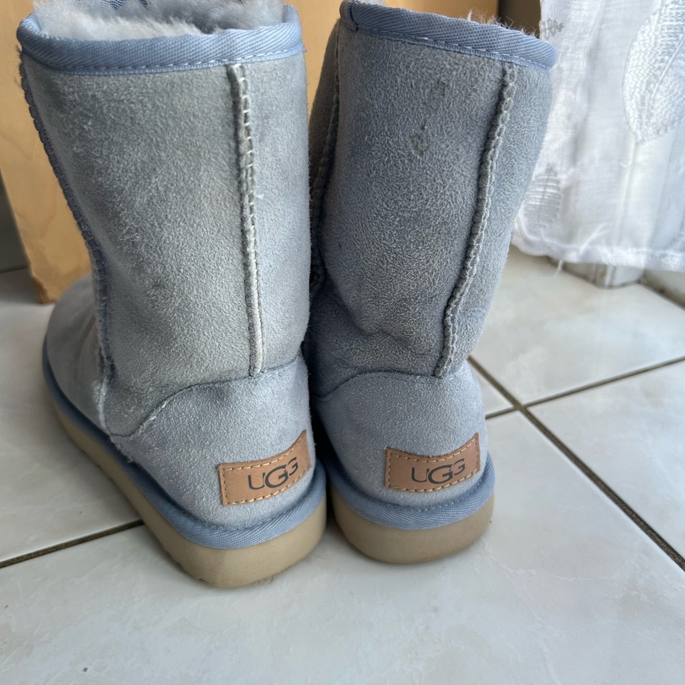 UGG Blue Shearling Boots